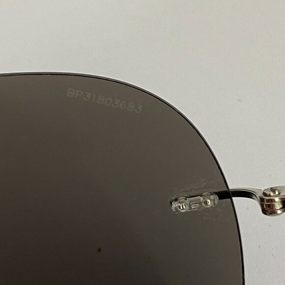 Prada Linea Rossa SPS50P Aviator Sunglasses Silver - Picture 5 of 10